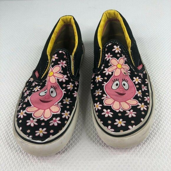 YO GABBA GABBA FOOFA SLIP ON SHOES SNEAKERS SIZE 4 - Picture 1 of 7